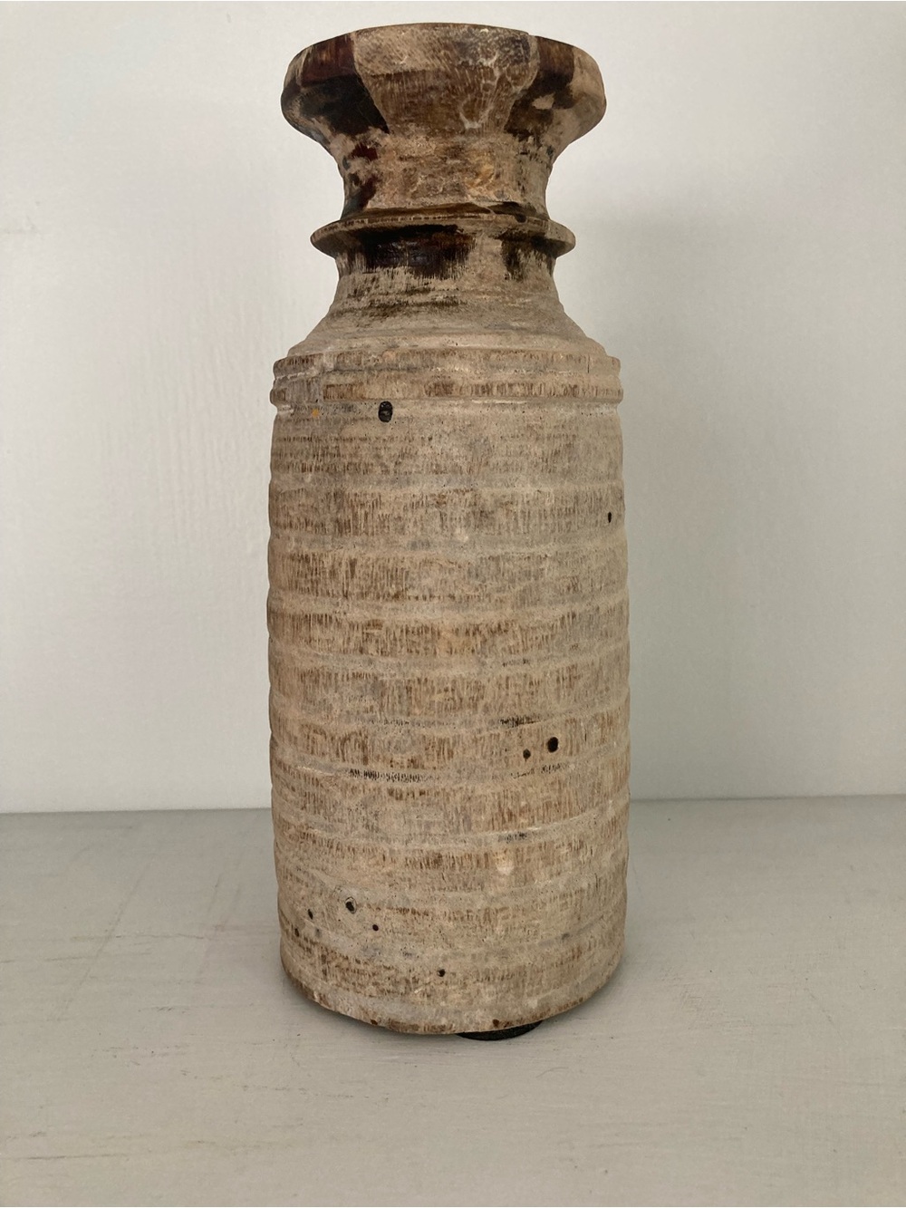 Reclaimed Wooden Water Pot